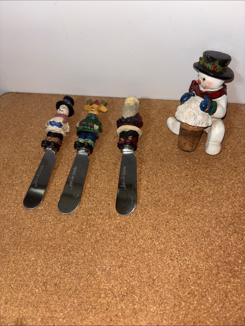 Holiday Snowman Decorative Spreaders - Assorted Colors